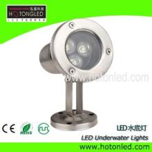 high quality waterproofed 3w led underwater light