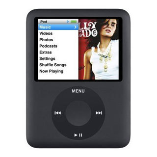 Apple iPod Nano 8GB Black 3rd Gen Video MP3