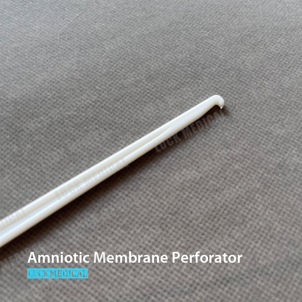 Perforateur de membrane d&#39;amnion droit / incurvé