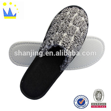 clear high heels shoes design of mens knitted slippers