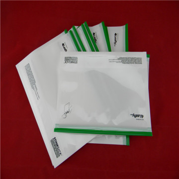 Custom printed plastic packaging bag with zipper