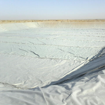 Short fiber geotextile 100gsm