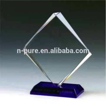 Transparent Blank Glass Crystal Awards Plaque