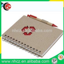Kraft coil notebook