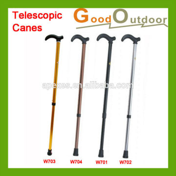 W701 Two sections Aluminium Alloy Adjustable Walking Stick