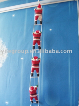 25cmx4pcs santa climbing/santas ornament/santa decoration