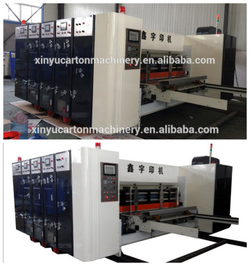 automatic corrugated carton printer slotter machine