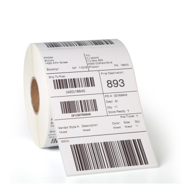 Customized direct thermal blank barcode labels paper