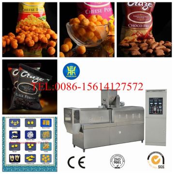 Choco Popos Snacks Food Production Line/Puffy Corn Snacks Machine
