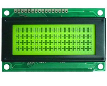 20x4 character LCD display