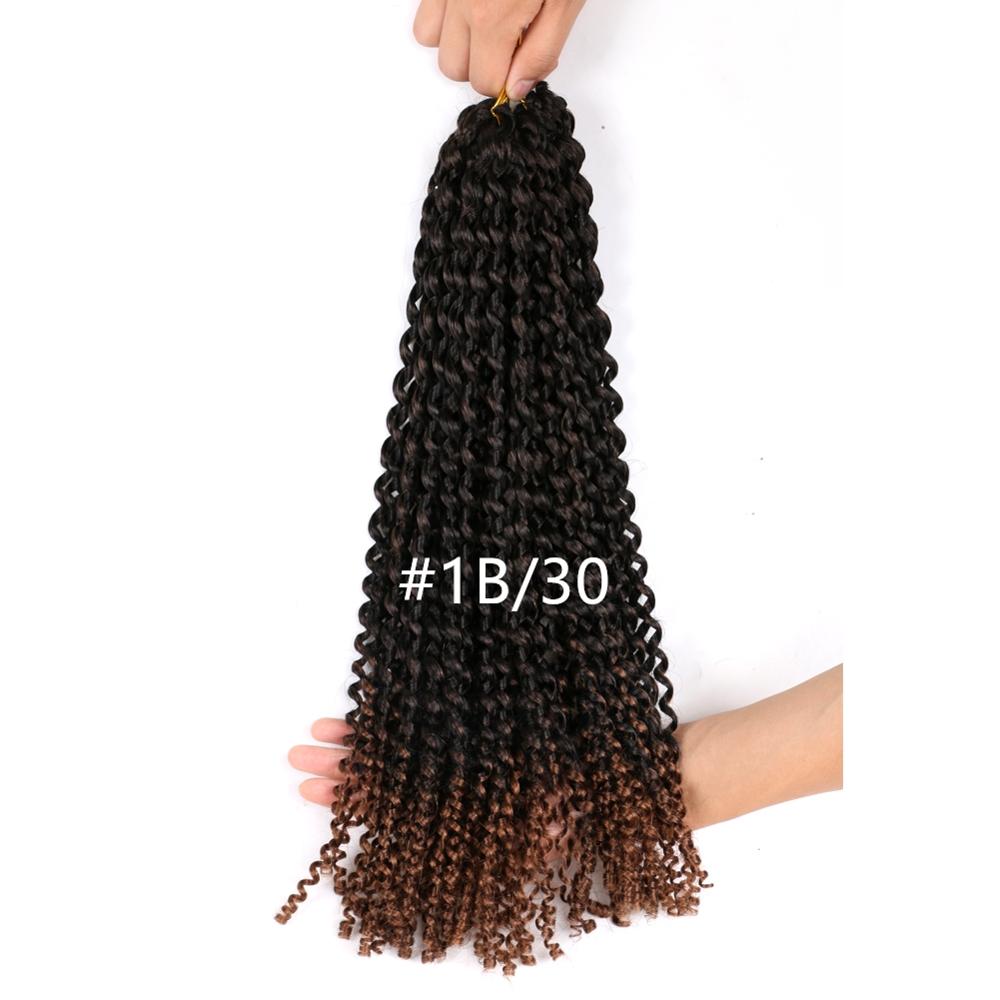 16inch Passion Twist Hair Synthetic Kinky Twist Ombre Twist Crochet Braid Hair Extension Springtwist Hair Daily 22strands/pack