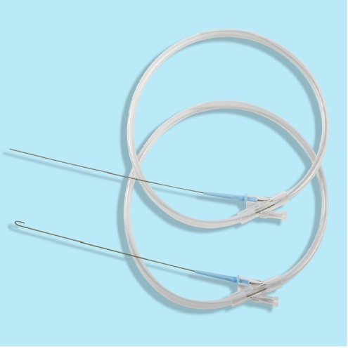 Filo guida rivestito in PTFE con punta dritta J