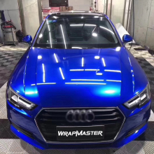 Deep Blue Metallic Car Wrap Film 1.52x18m (5x59ft) for Full Car Wrap
