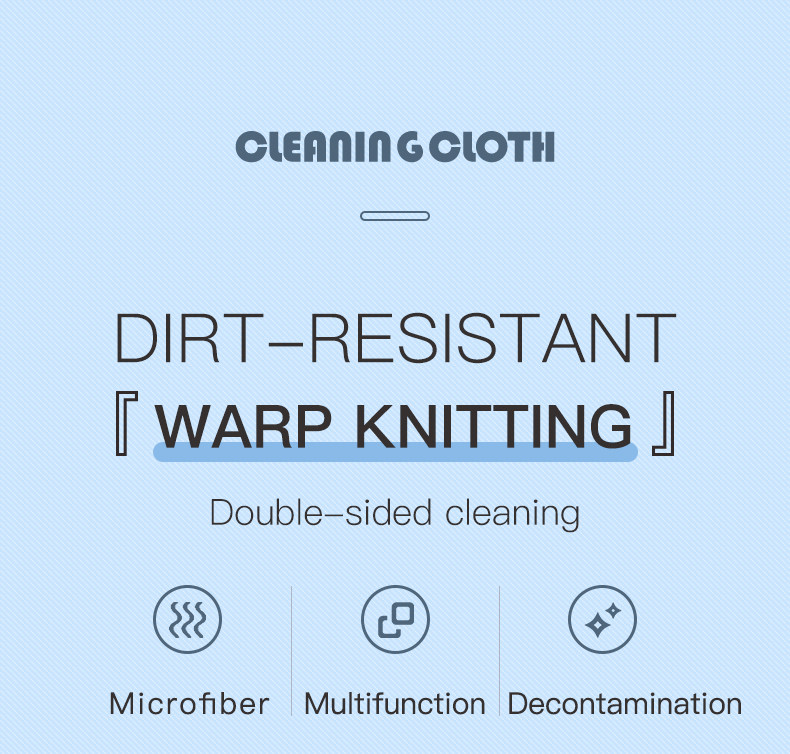 Warp Knitted Cleaning Cloth