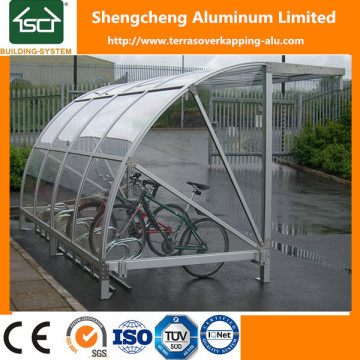 Semi-circle Aluminium Bike shelter