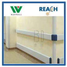 Hospital wall guard and corner guard
