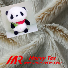 warp knit super soft long plie pv plush fur fabric making soft toys