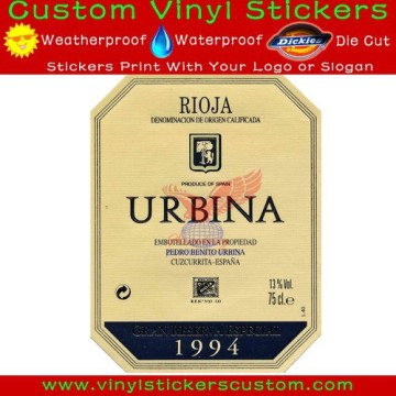 personalised wine labels