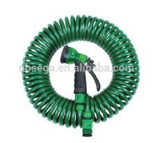 PU EVA hose garden water hose set,coil hose wih nozzle