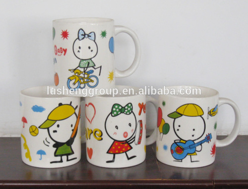 popular cartoon ceramic cup milk cup