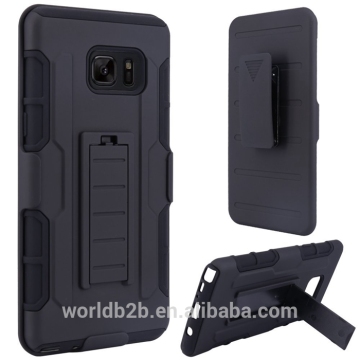 3 in 1 Heavy Duty Belt Clip Kickstand Case for Samsung Note 7