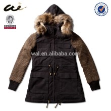 cheap goods from china Ladies' hooded jackets;fur jacket;long winter jacket