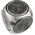 Spinner Dice 7-in-1 Cube 35MM, Metal DND Dice Set, Monster Cube D&D Dice
