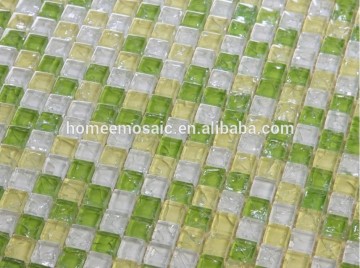 Pure color crystalized mosaic tile for backsplash