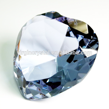 Colorful crystal heart confetti crystal pearls with diamond cutting for wedding