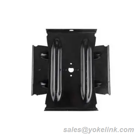 Anclaje de placa transversal negro o galvanizado