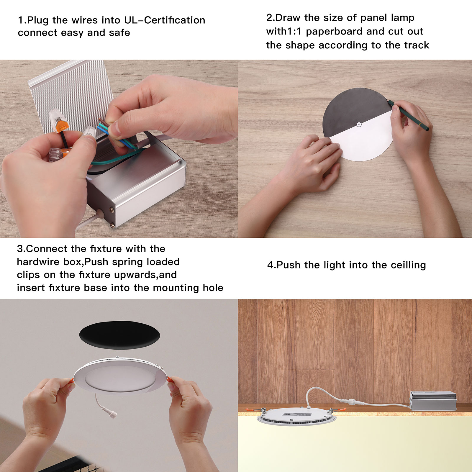 Round Downlight with Warm Light Design