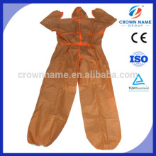 safety protective microporous film laminates oil resistant coverall