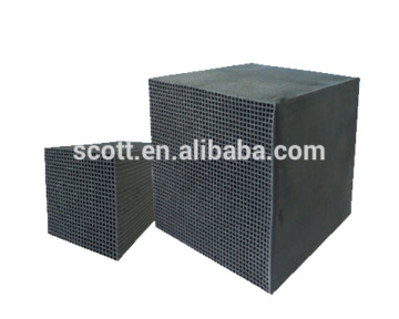 better gas performance honeycomb activated carbon