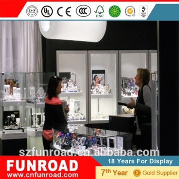 Splendid bespoke branded jewelry wooden display furnitures