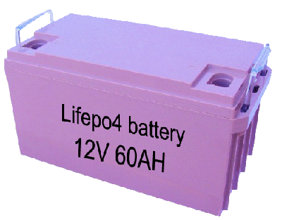 12V 60ah LiFePO4 Battery Pack for Solar Light, UPS, Electric Car, Electric Bike, E-Bus