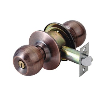 Cylindrical residential Knob Lock round knob lock 587AC Door lock