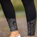 Anpassade silikongrepp Kvinnor som rider tights fickor