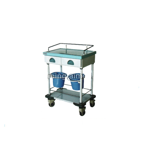 Steel spray treatment cart