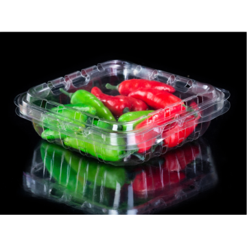 Caja de empaque de vegetales Clamshell