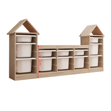 American Retro Solid Wood Storage Cabinets