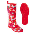 Bunte Blumen Regen Gummistiefel für Damen