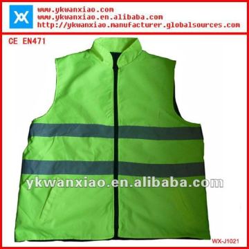 Reversible reflective jacket with high visibility,high visibility jacket with reversible sides,Reversible safety jacket,