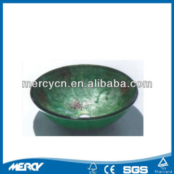 Simple bath glass wash basin