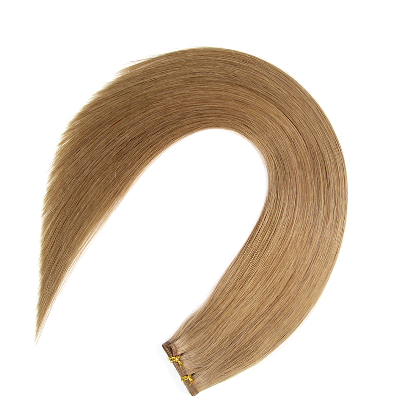 Silk straight flat weft indian hair, 100 virgin human invisible flat wefts,hair extensions double drawn indian flat weft