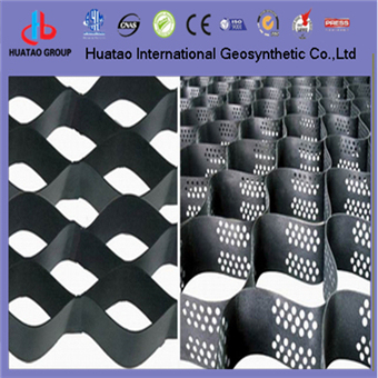 HDPE geocell slope erosion control