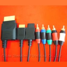 FirstSing FS19048 4in1 Component Cable 1.8M for PS2,PS3 ,Wii ,XBOX 360
