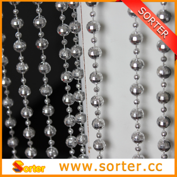 living room plastic bead chain bead strip for curtains