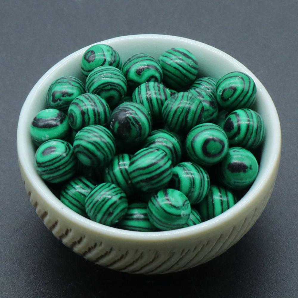 Balles et sphères de chakra malachite de 12 mm pour l&#39;équilibre de la méditation