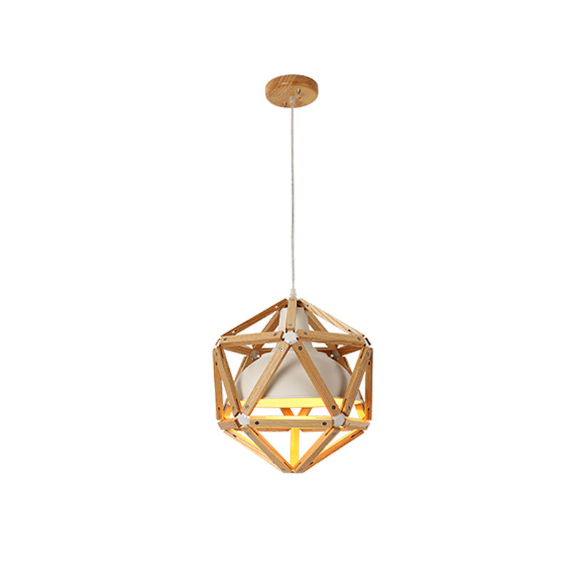 Living Room Wooden Pendant Lamps