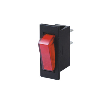 Standard bersinar lug Automotif Rocker Switch